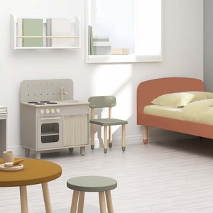 Chaise enfant DOTS Flexa Naturalgreen
