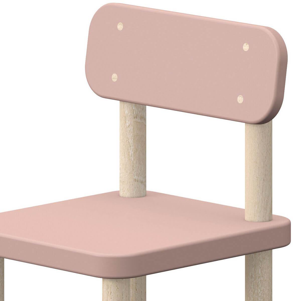 Chaise enfant DOTS Flexa rose