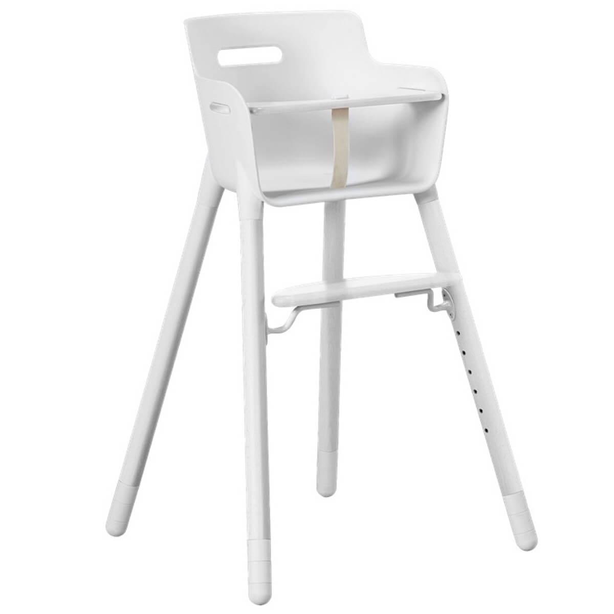 Chaise haute bébé BABY Flexa blanc