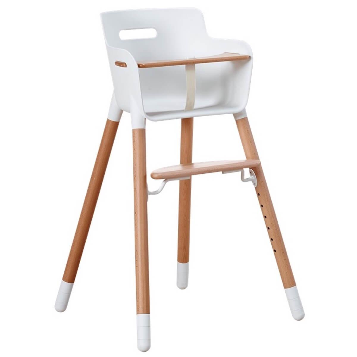 Chaise haute bébé BABY Flexa naturel-blanc