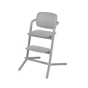 Chaise haute bois LEMO Cybex gris storm-gris