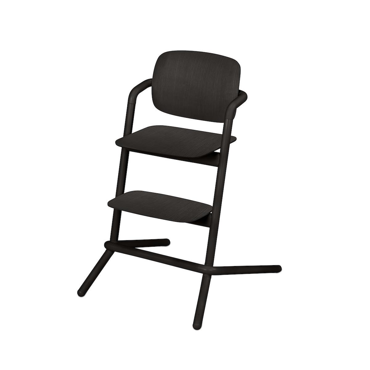 Chaise haute bois LEMO Cybex infinity black-black