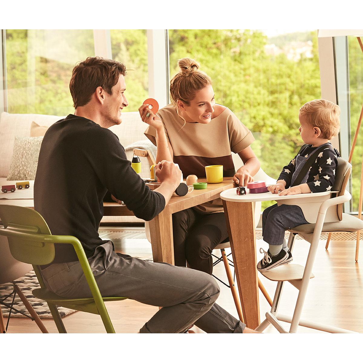 Chaise haute bois LEMO Cybex infinity black-black