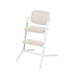 Chaise haute bois LEMO Cybex porcelaine white-white