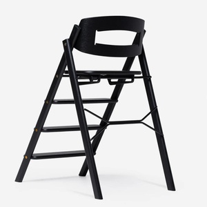 Chaise haute chêne KLAPP Kaos black