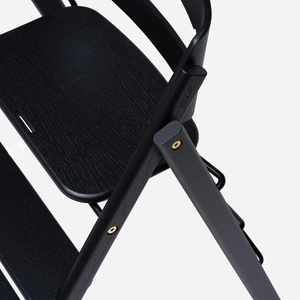 Chaise haute chêne KLAPP Kaos black