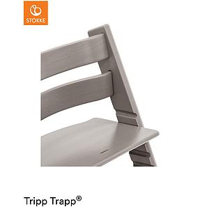 Chaise haute chêne TRIPP TRAPP Stokke gris pâle