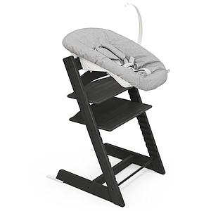 Chaise haute chêne TRIPP TRAPP Stokke noir