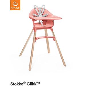 Chaise haute CLIKK™ Stokke corail ensoleillé