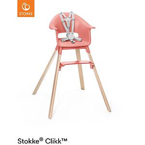 Chaise haute CLIKK™ Stokke corail ensoleillé
