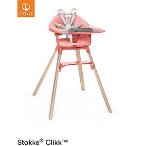 Chaise haute CLIKK™ Stokke corail ensoleillé