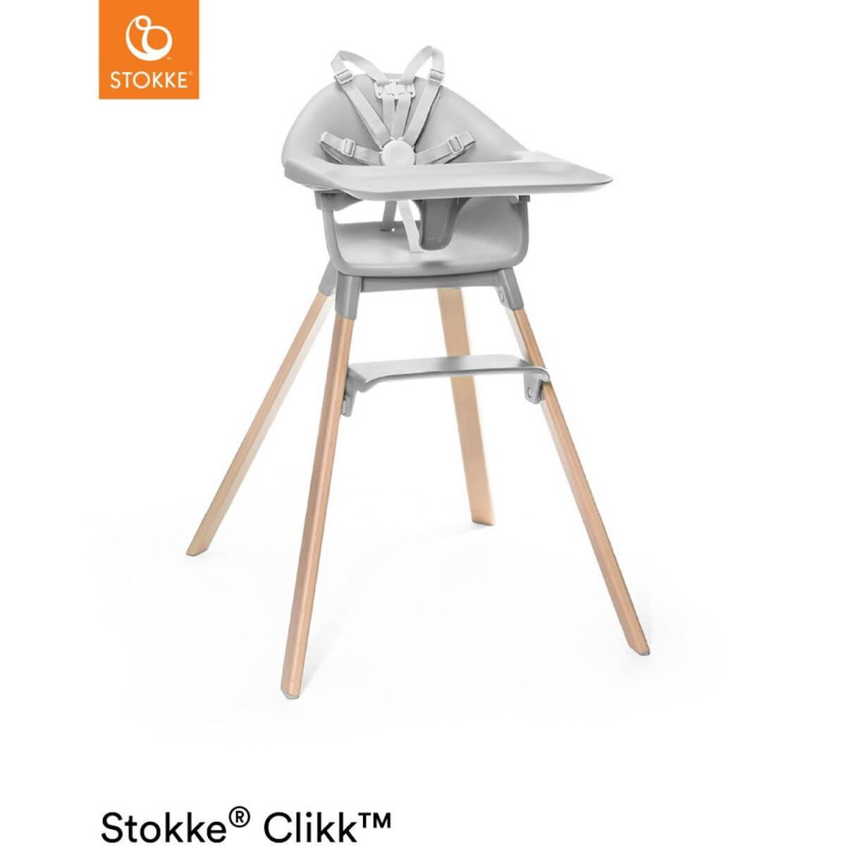 Chaise haute CLIKK™ Stokke gris nuage