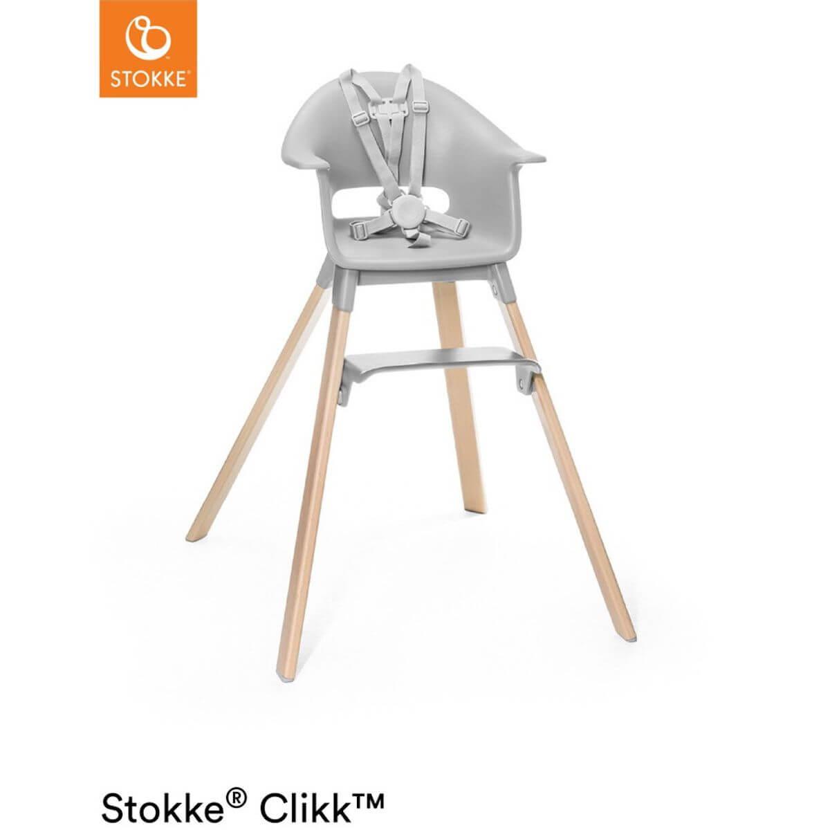 Chaise haute CLIKK™ Stokke gris nuage