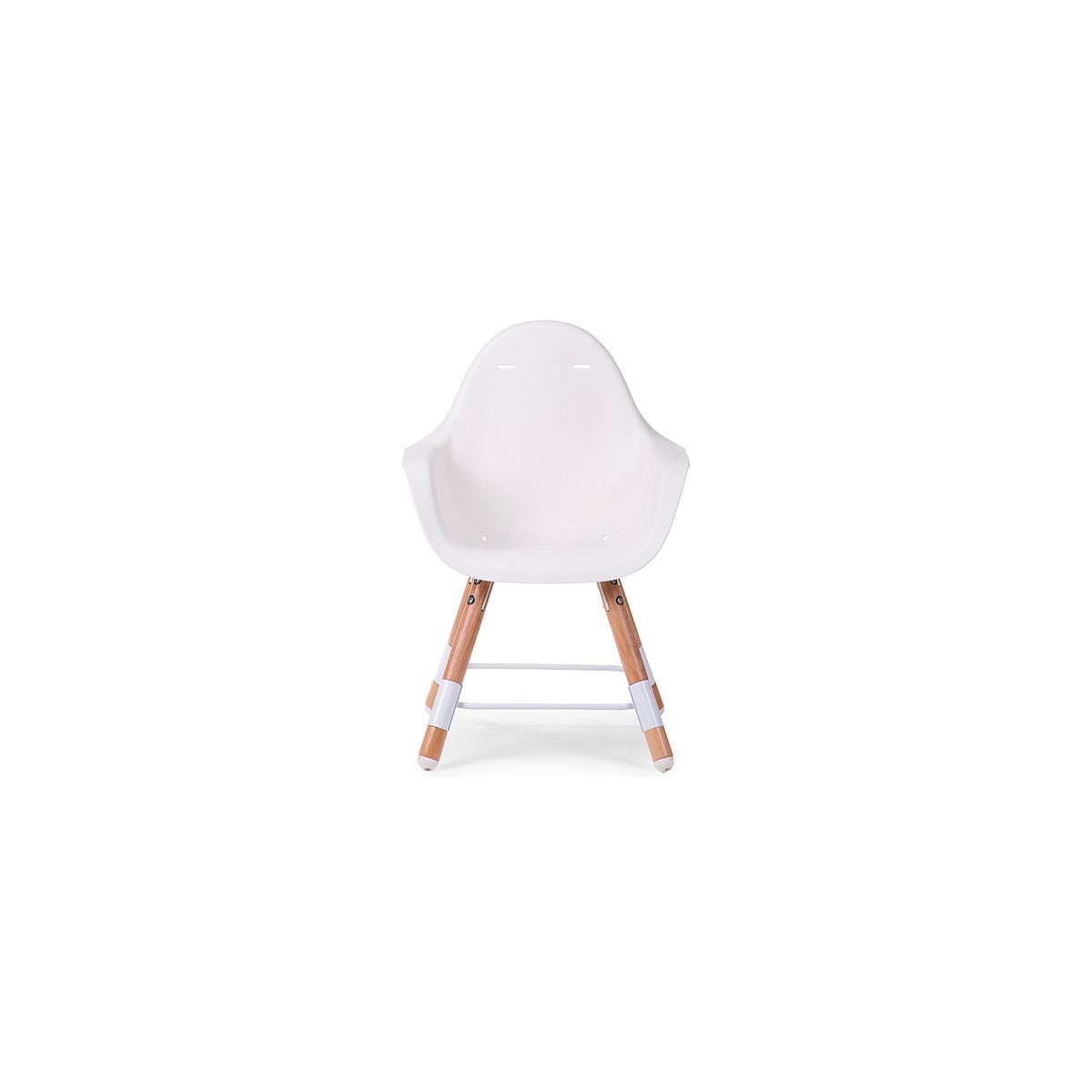 Chaise haute EVOLU 2 Childhome blanc-naturel