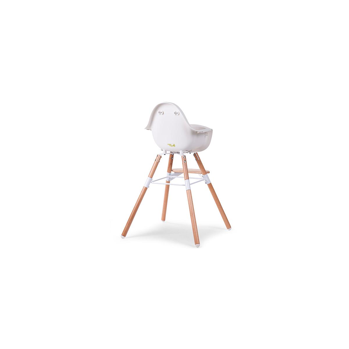 Chaise haute EVOLU 2 Childhome blanc-naturel