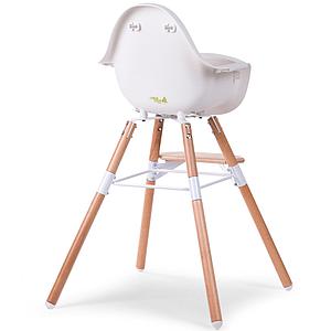 Chaise haute EVOLU 2 Childhome blanc-naturel