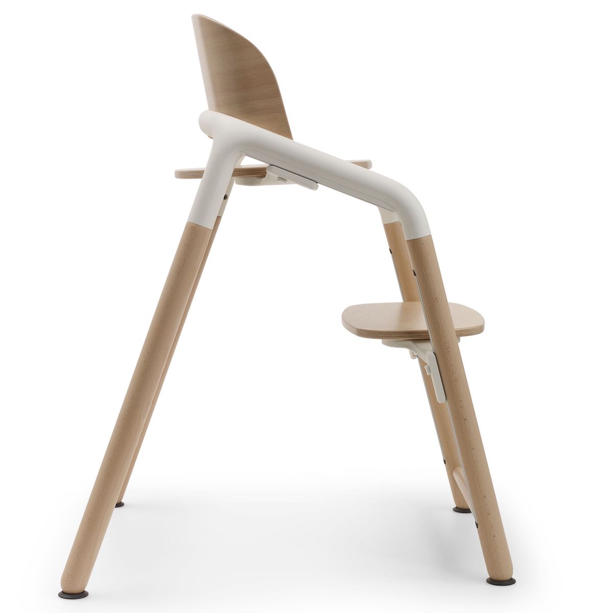 Chaise haute GIRAFFE Bugaboo neutral wood white