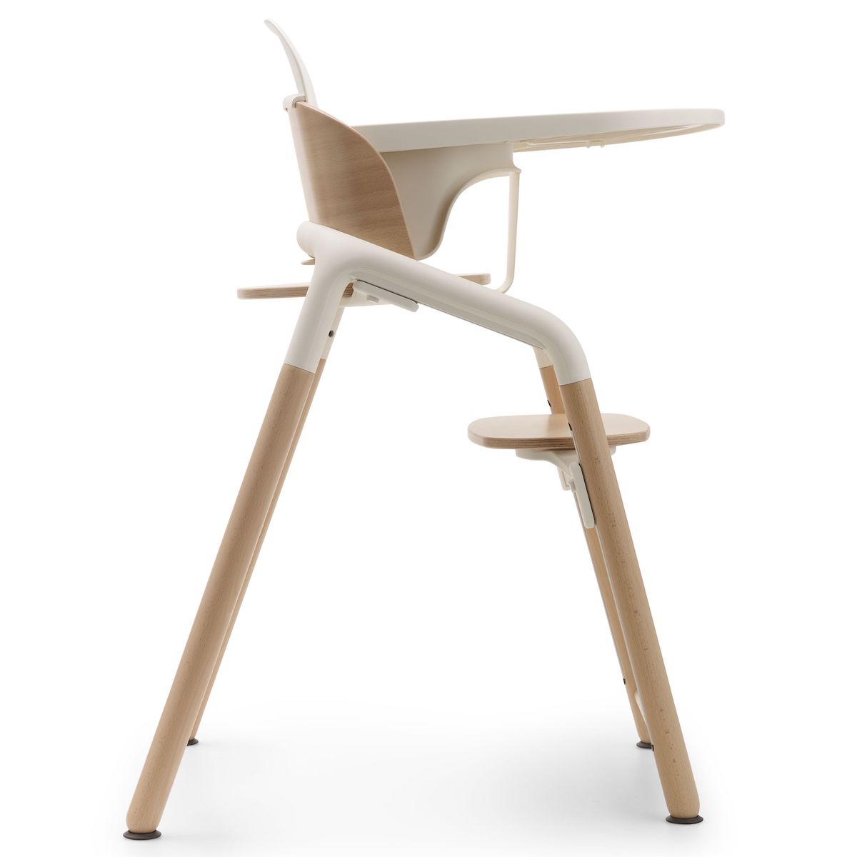 Chaise haute GIRAFFE Bugaboo neutral wood white