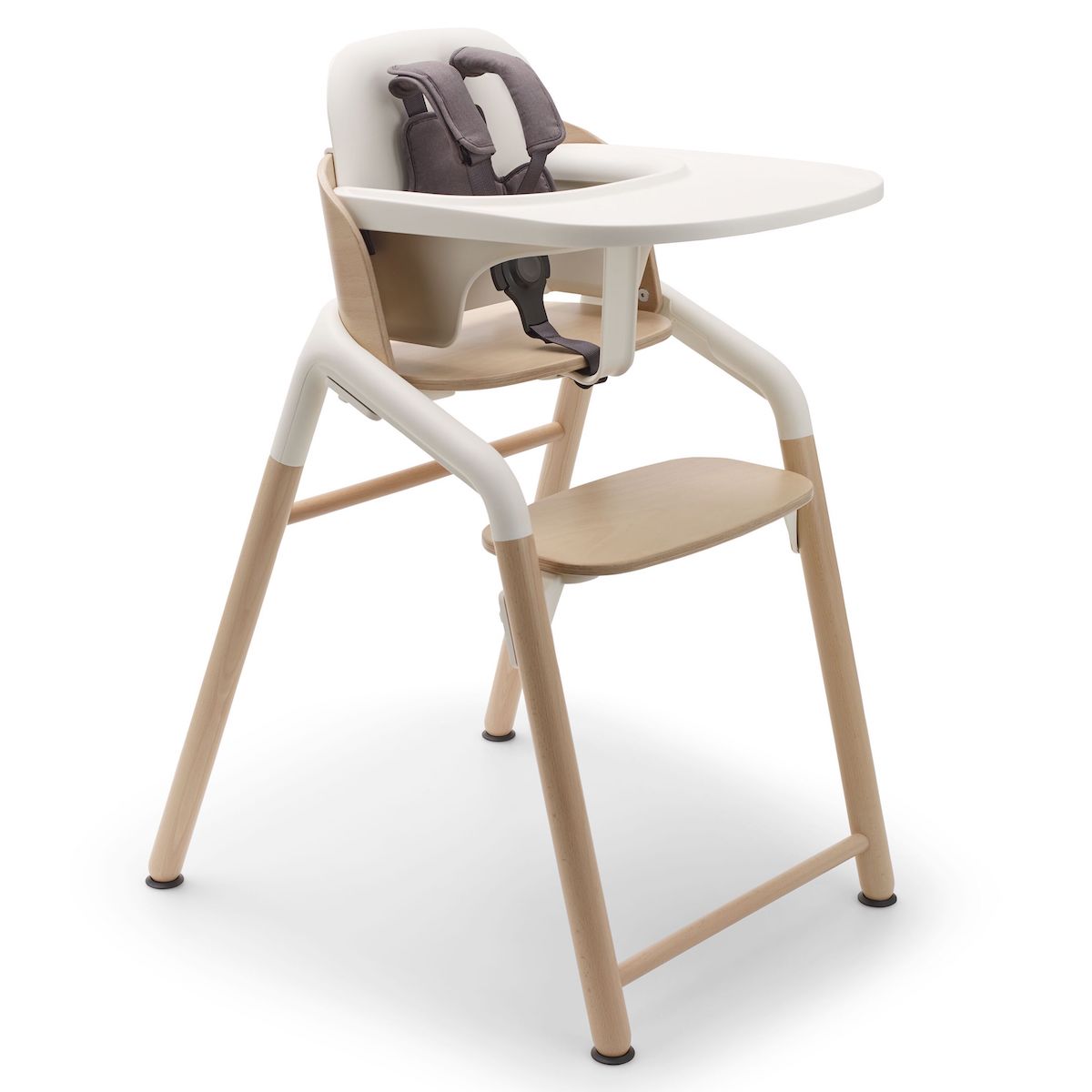 Chaise haute GIRAFFE Bugaboo neutral wood white