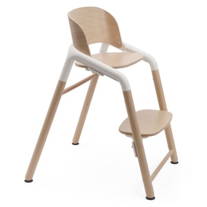 Chaise haute GIRAFFE Bugaboo neutral wood white