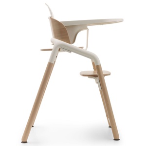 Chaise haute GIRAFFE Bugaboo neutral wood white