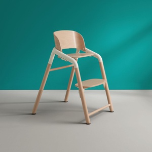 Chaise haute GIRAFFE Bugaboo neutral wood white