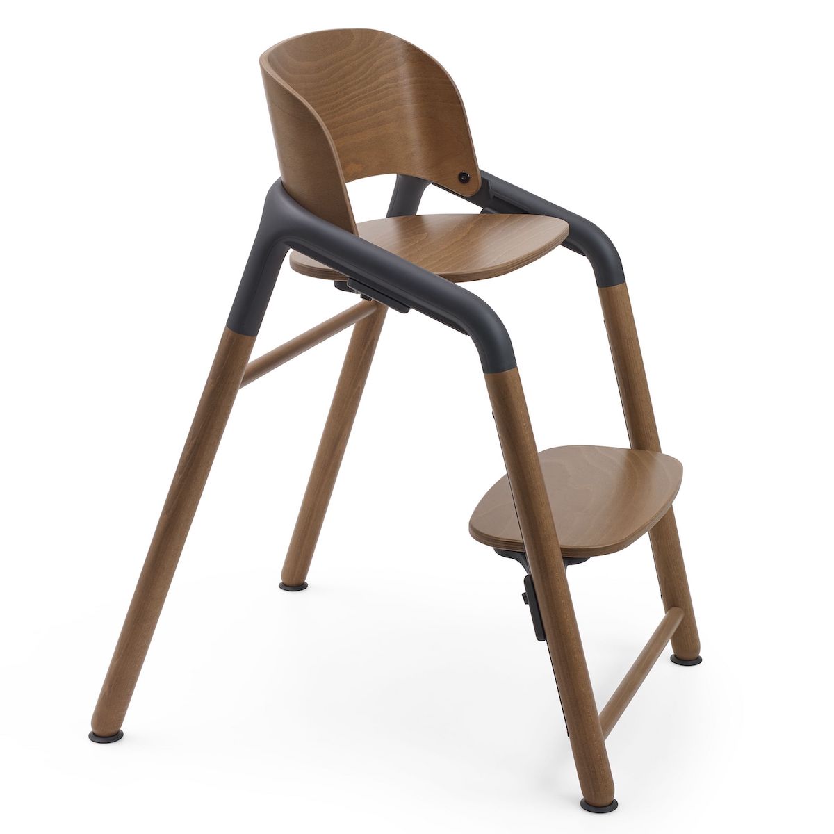 Chaise haute GIRAFFE Bugaboo warm wood grey