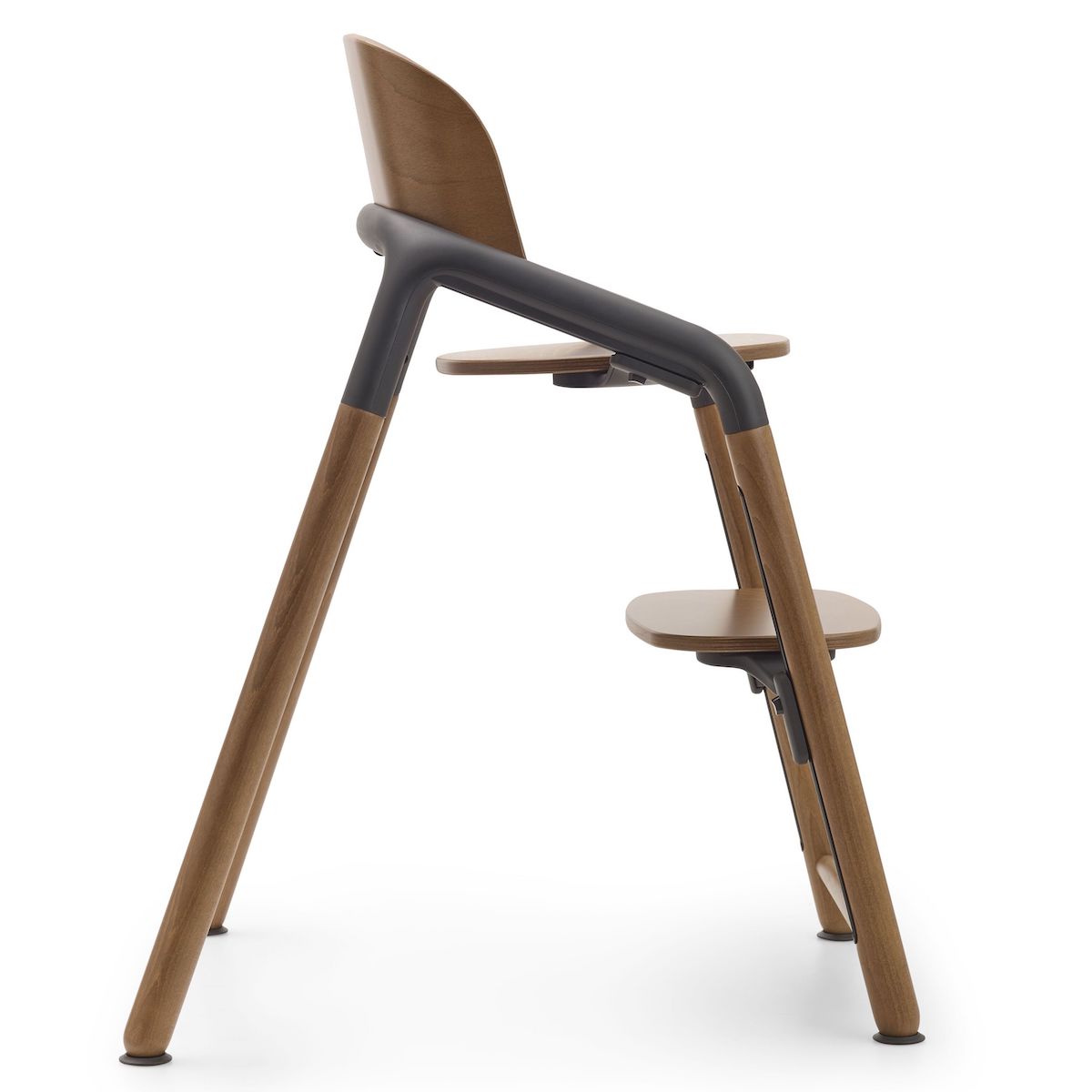 Chaise haute GIRAFFE Bugaboo warm wood grey
