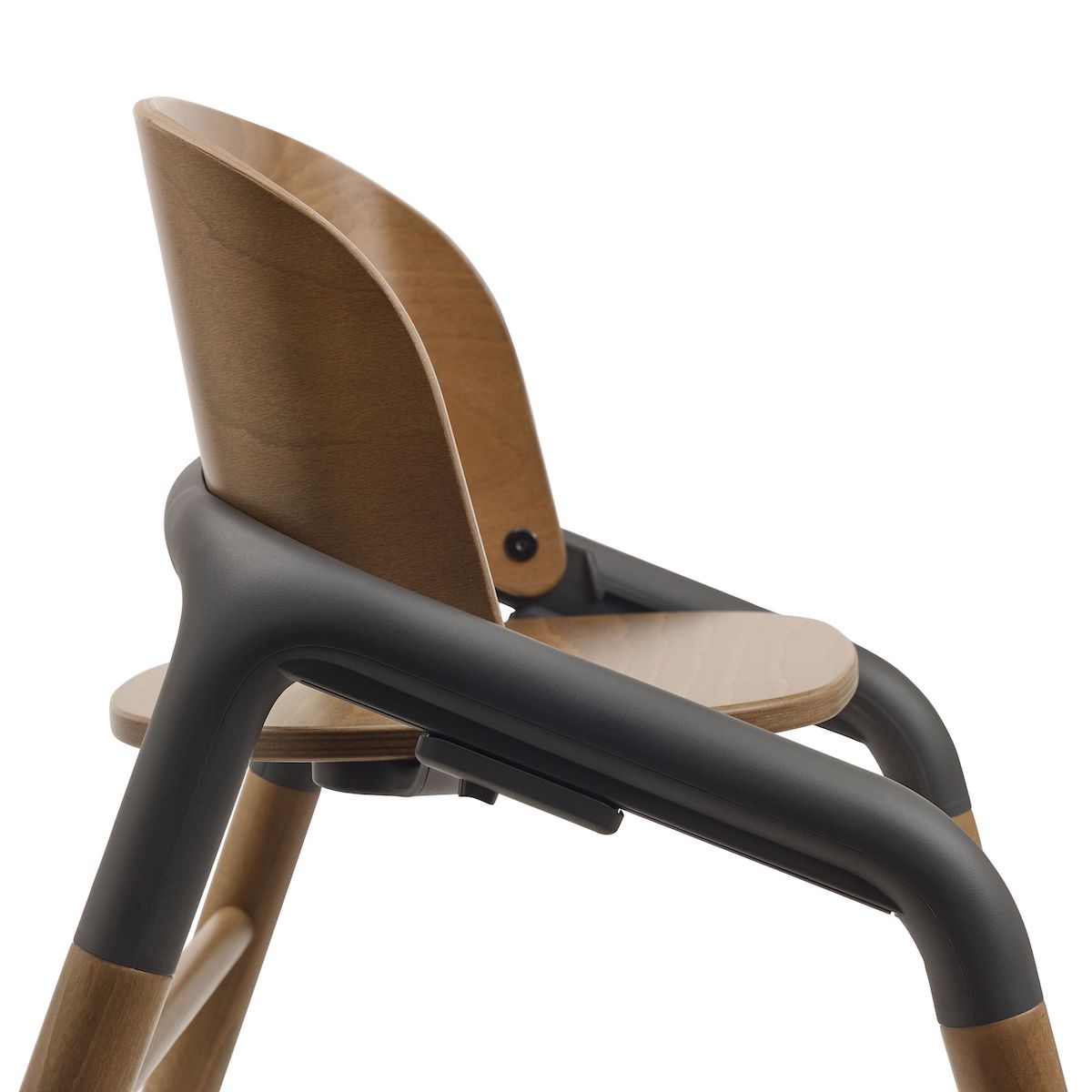 Chaise haute GIRAFFE Bugaboo warm wood grey