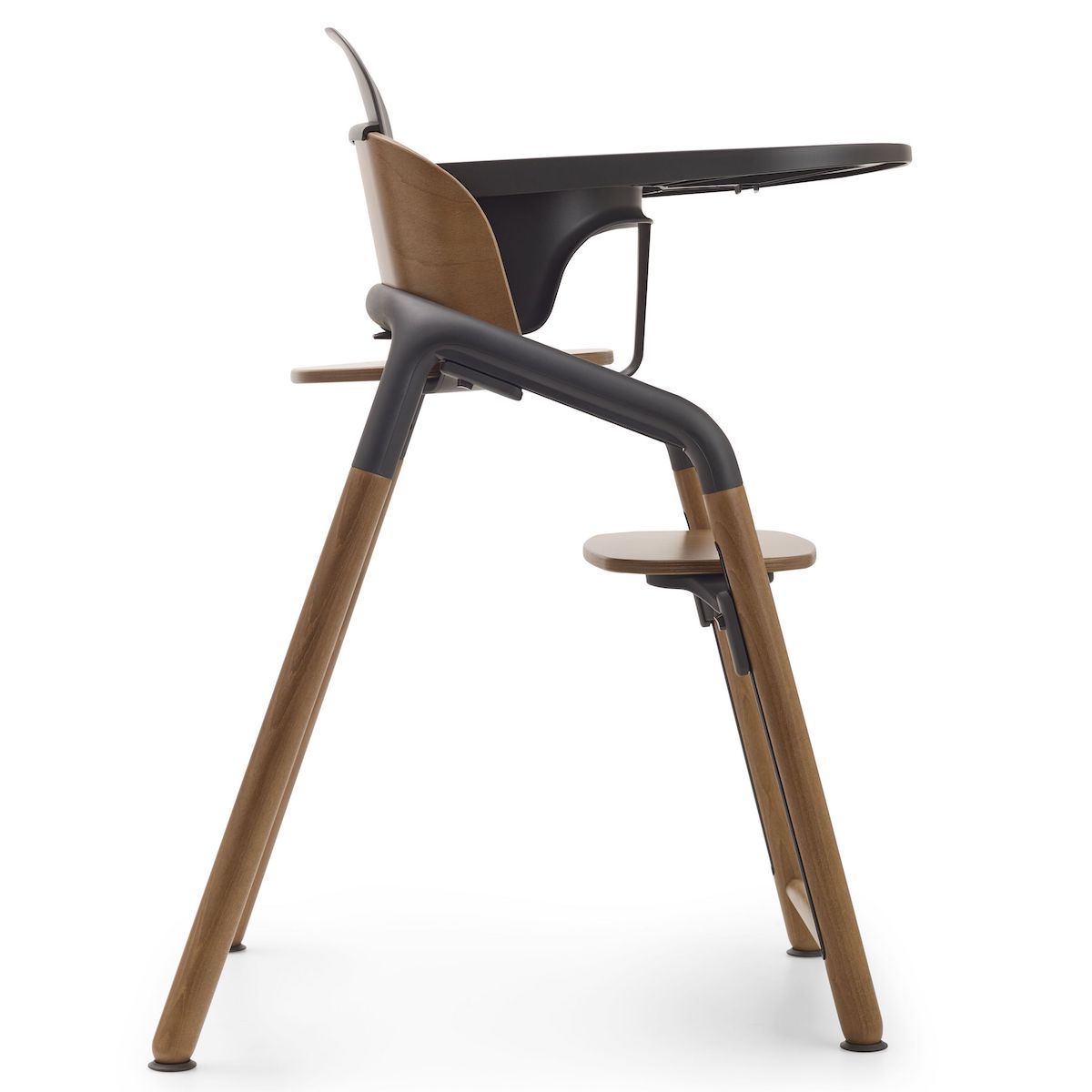 Chaise haute GIRAFFE Bugaboo warm wood grey