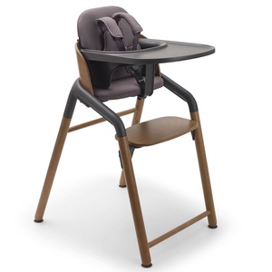 Chaise haute GIRAFFE Bugaboo warm wood grey