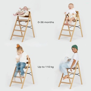 Chaise haute hêtre KLAPP Kaos natural