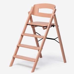 Chaise haute hêtre KLAPP Kaos pale coral