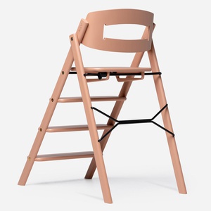 Chaise haute hêtre KLAPP Kaos pale coral