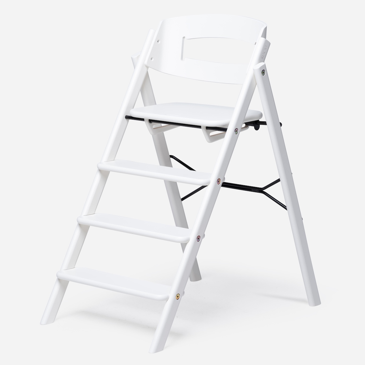 Chaise haute hêtre KLAPP Kaos white