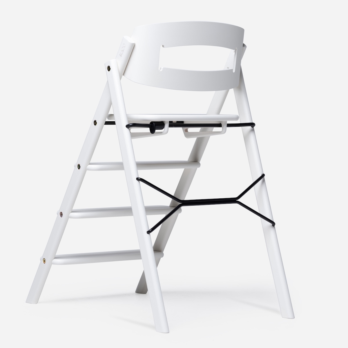 Chaise haute hêtre KLAPP Kaos white