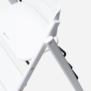 Chaise haute hêtre KLAPP Kaos white