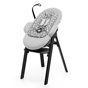 Chaise haute hêtre STEPS Stokke black