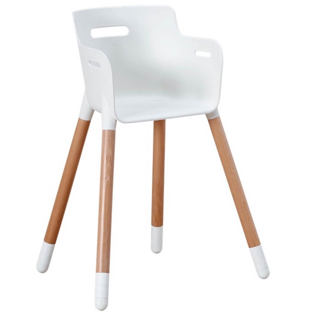 Chaise haute junior BABY Flexa naturel-blanc