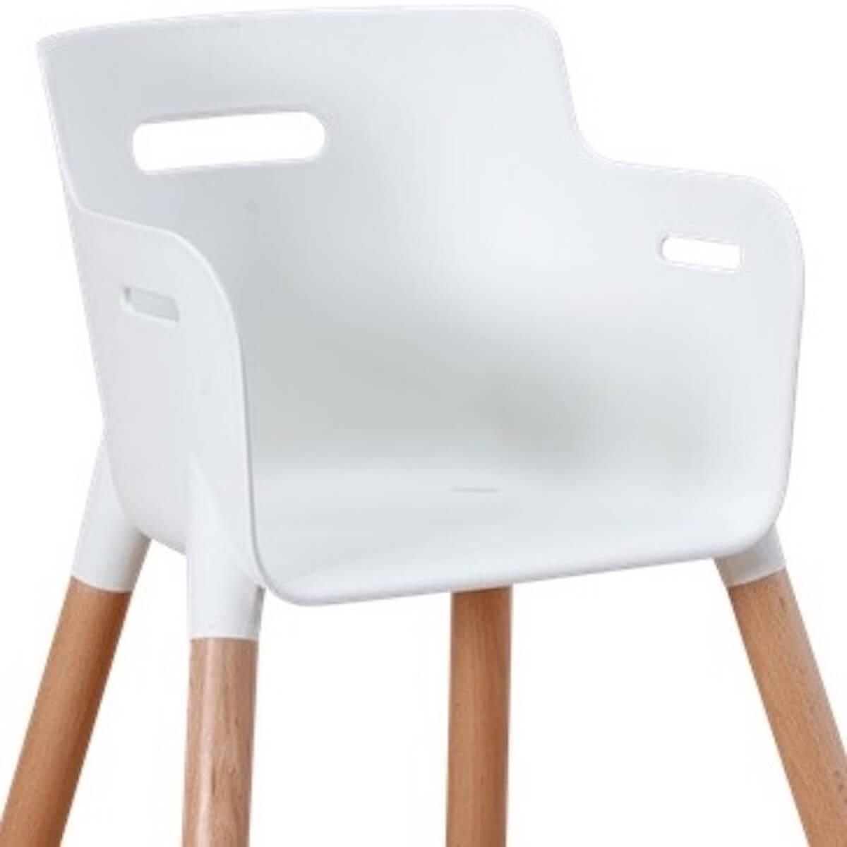 Chaise haute junior BABY Flexa naturel-blanc