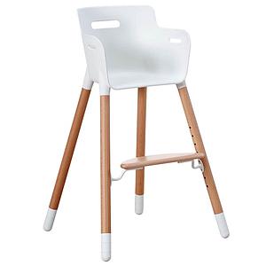 Chaise haute junior BABY Flexa naturel-blanc