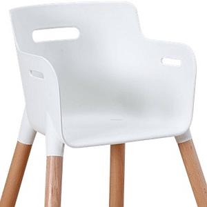 Chaise haute junior BABY Flexa naturel-blanc