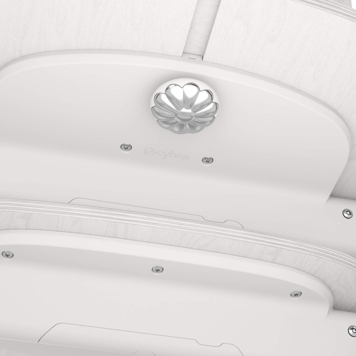 Chaise haute LEMO Platinum Cybex white wood white 