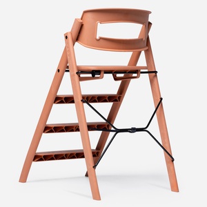 Chaise haute plastique recyclé KAOS Klapp terracotta pink