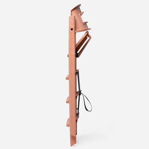 Chaise haute plastique recyclé KAOS Klapp terracotta pink