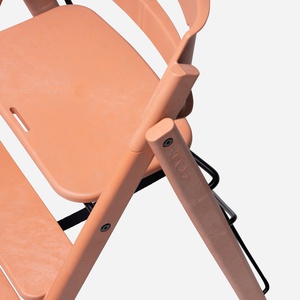 Chaise haute plastique recyclé KAOS Klapp terracotta pink