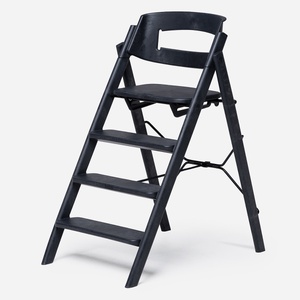 Chaise haute plastique recyclé KLAPP KAOS charcoal black