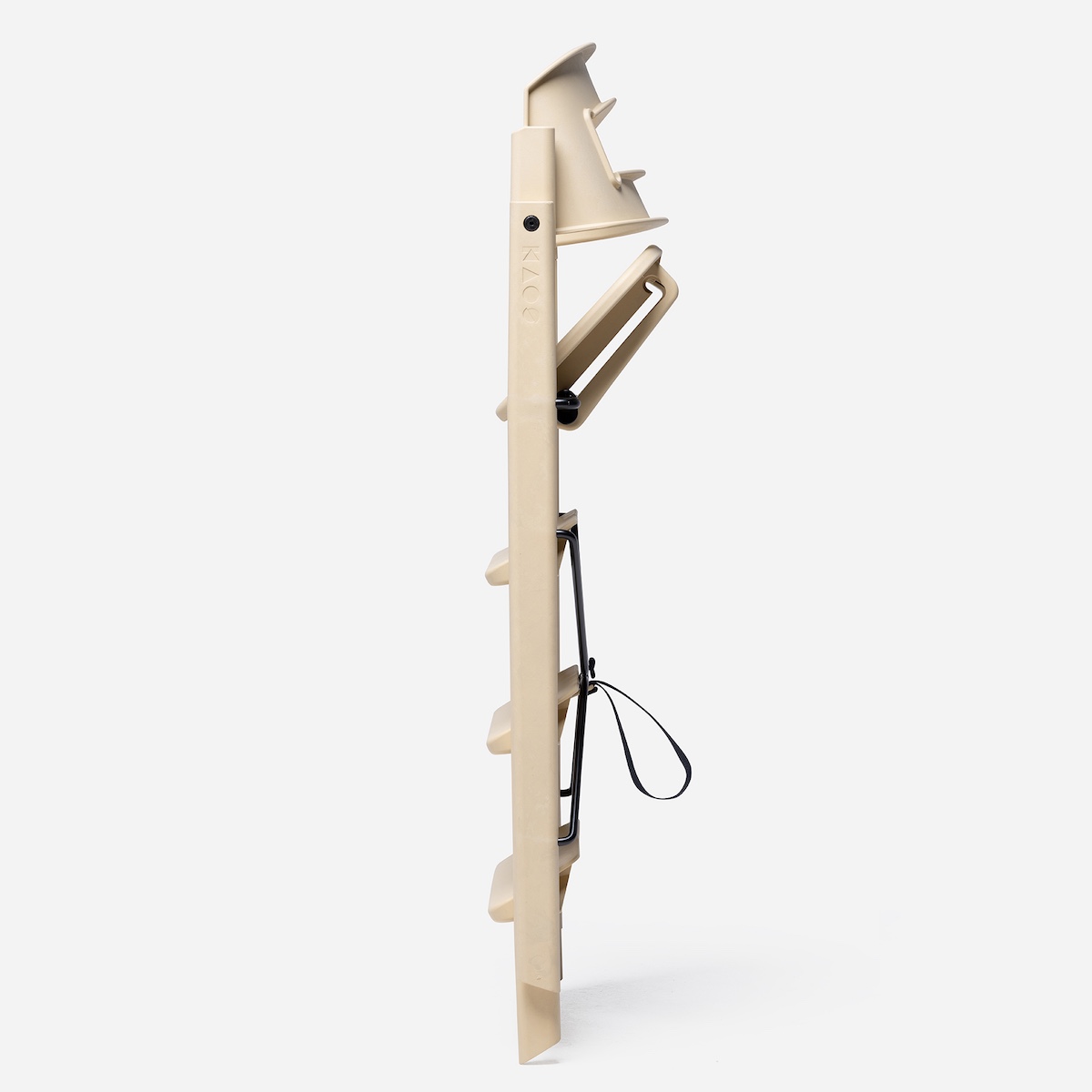 Chaise haute plastique recyclé KLAPP Kaos desert sand