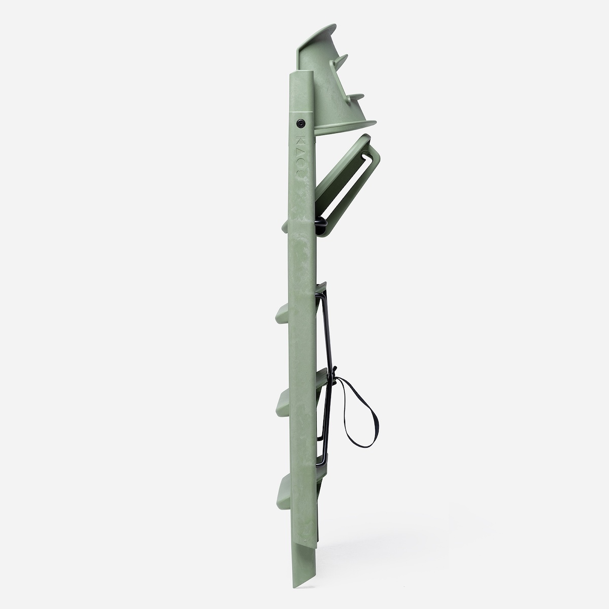 Chaise haute plastique recyclé Klapp Kaos mineral green