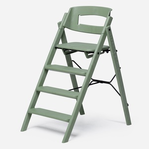 Chaise haute plastique recyclé Klapp Kaos mineral green